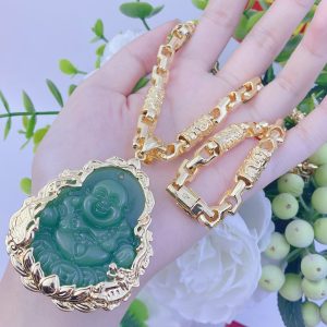 Bộ Mặt Di Lạc Xanh Ngọc Dây Rồng (2)