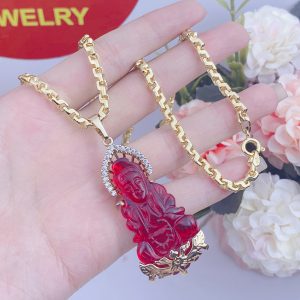 Bộ Mặt Quan âm đỏ Dây Công 5 Chi (4)