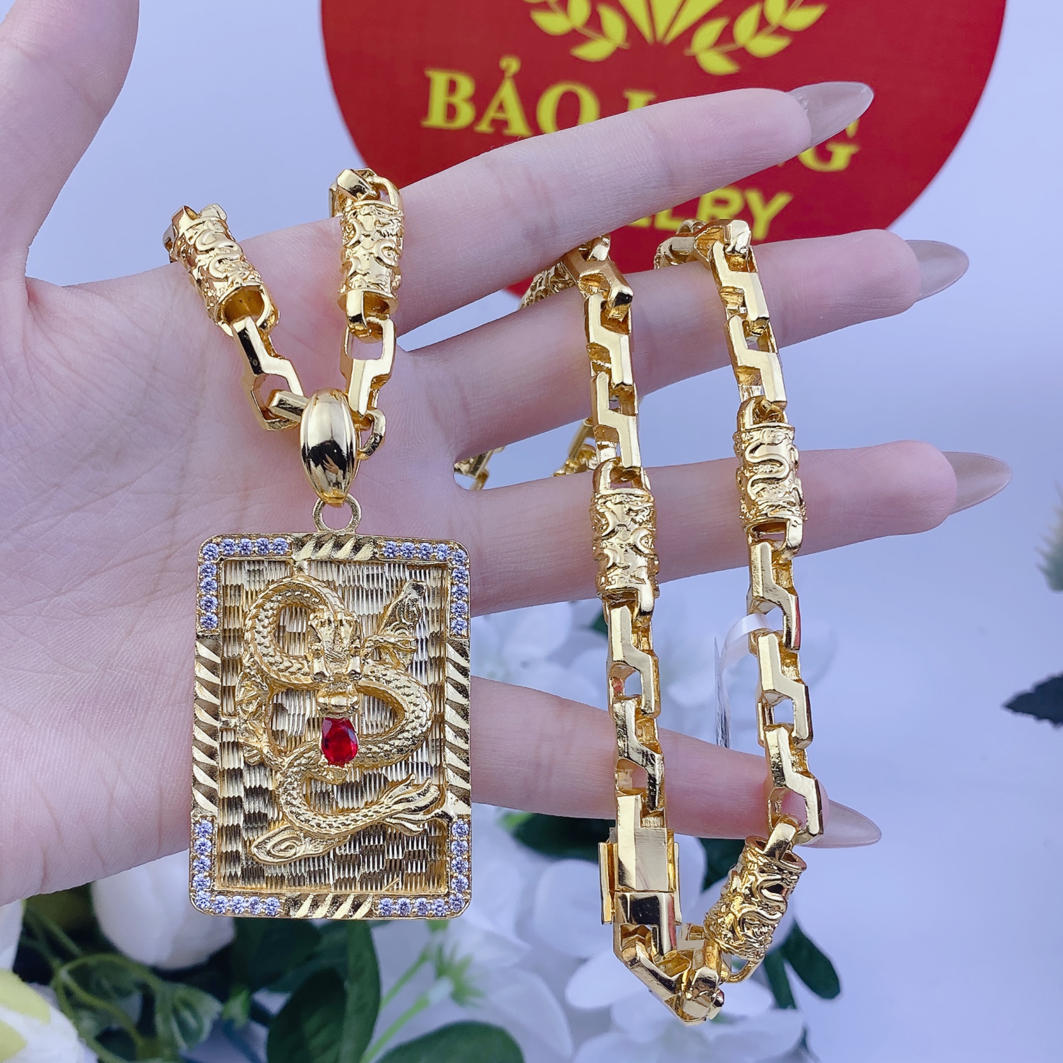 Dây chuyền nam bộ rồng vip 2 5 Bộ Rồng Vip 2 (1)