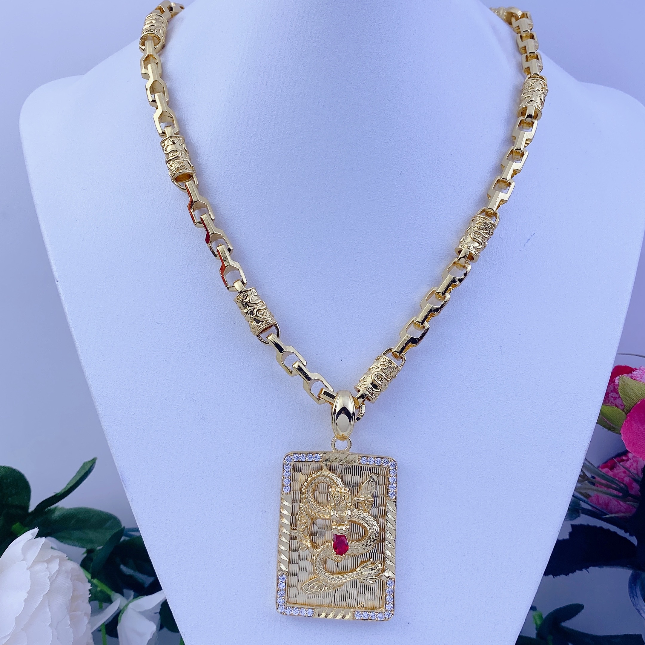 Dây chuyền nam bộ rồng vip 2 3 Bộ Rồng Vip 2 (4)