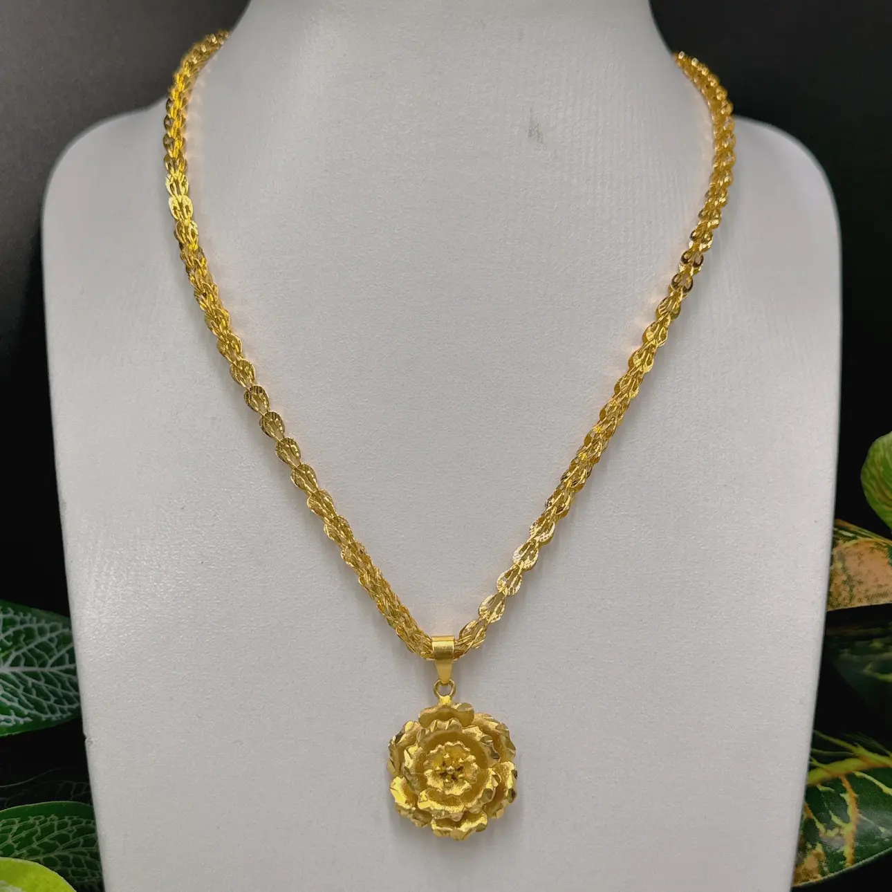 Dây phụng - mặt hoa hồng hàn quốc 4 DÂy PhỤng+mẶt Hoa HỒng HÀn QuỐc (4)