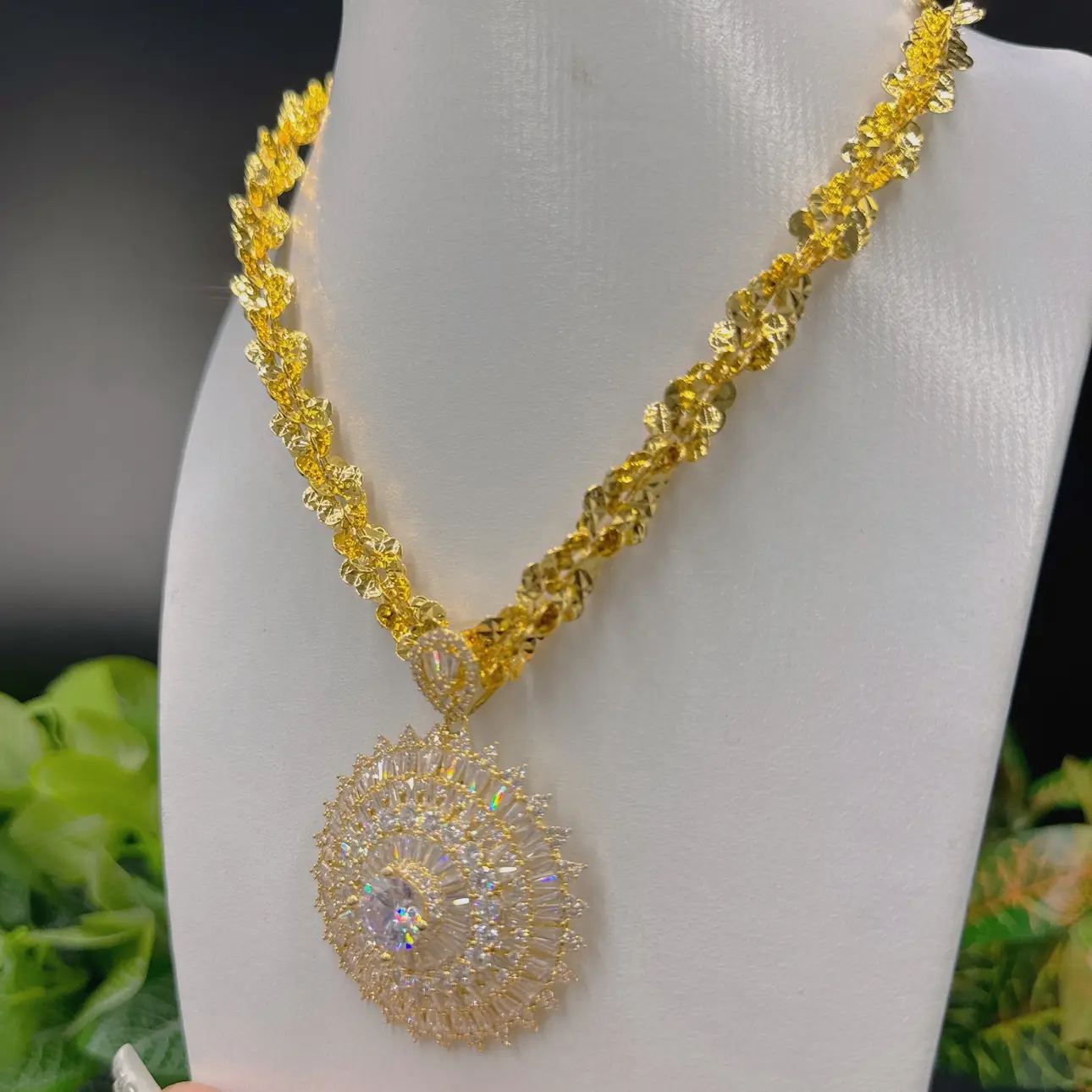 Dây xoắn vàng 1 lượng - mặt hoa mặt trời 2 DÂy XoẮn VÀng 1 LƯỢng+mẶt Hoa MẶt TrỜi (5)