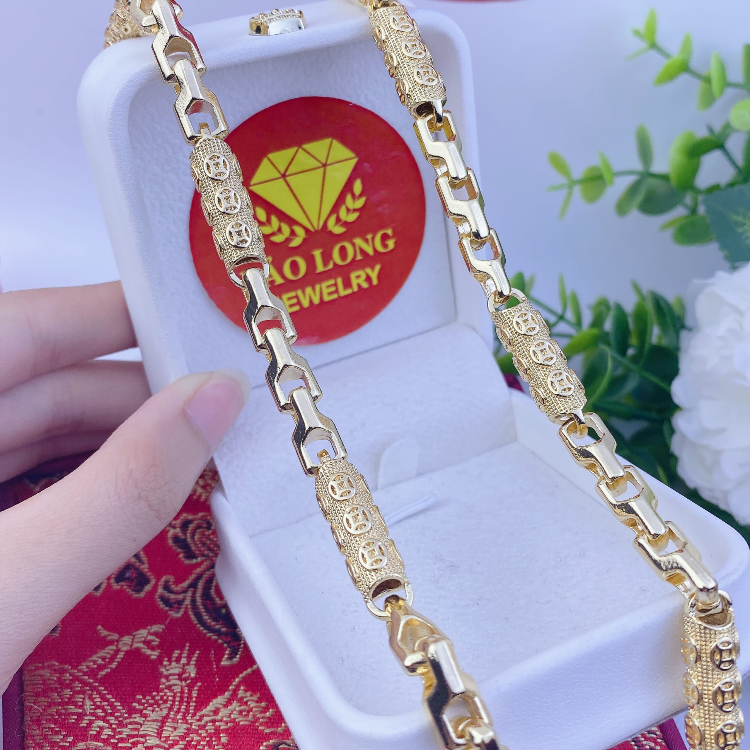 Dây kim tiền 2 lượng khoá hộp 1 Dây Kim Tiền 2 Lượng Khoá Hộp (1)