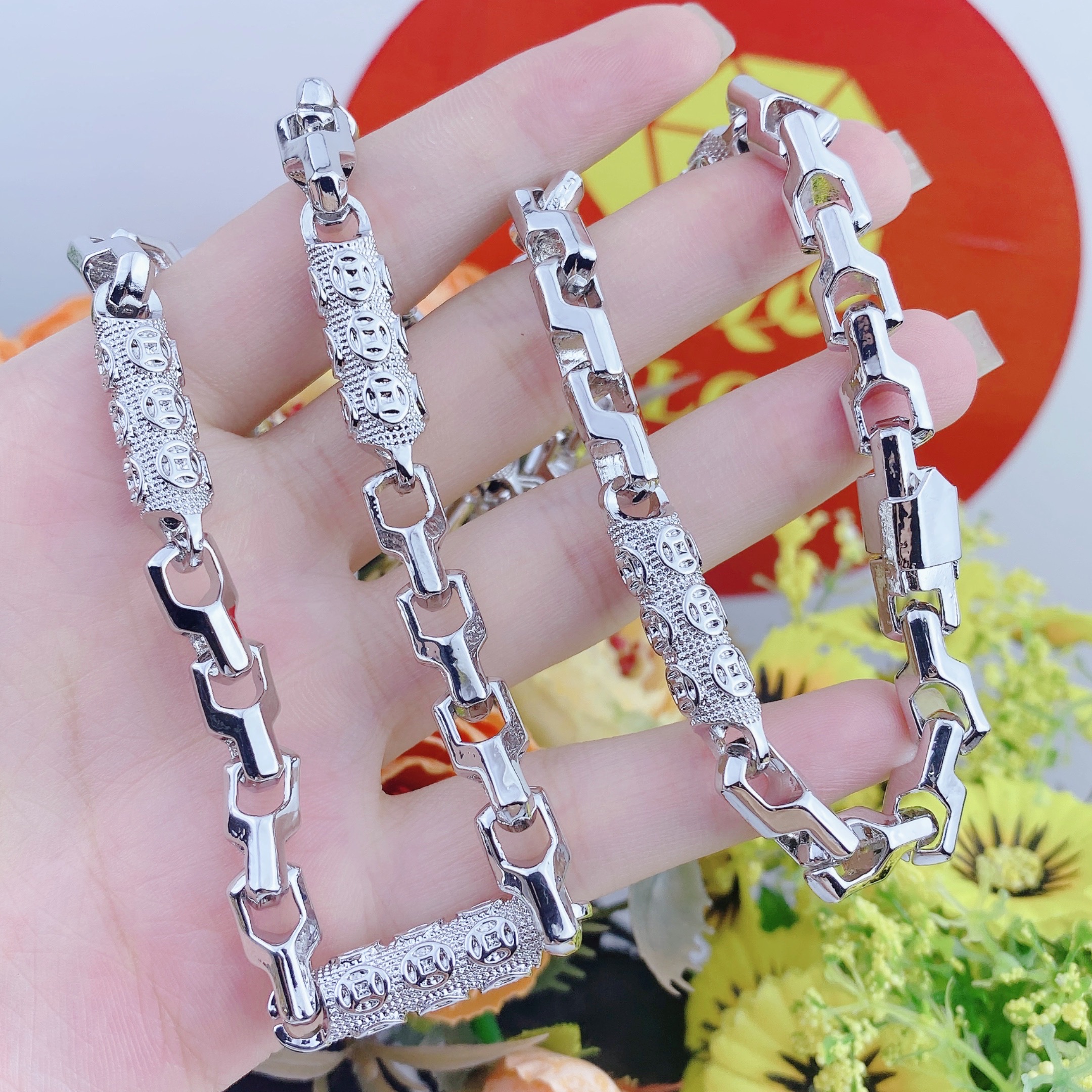 Dây kim tiền 2 lượng khoá hộp 1 Dây Kim Tiền 2 Lượng Khoá Hộp (2)