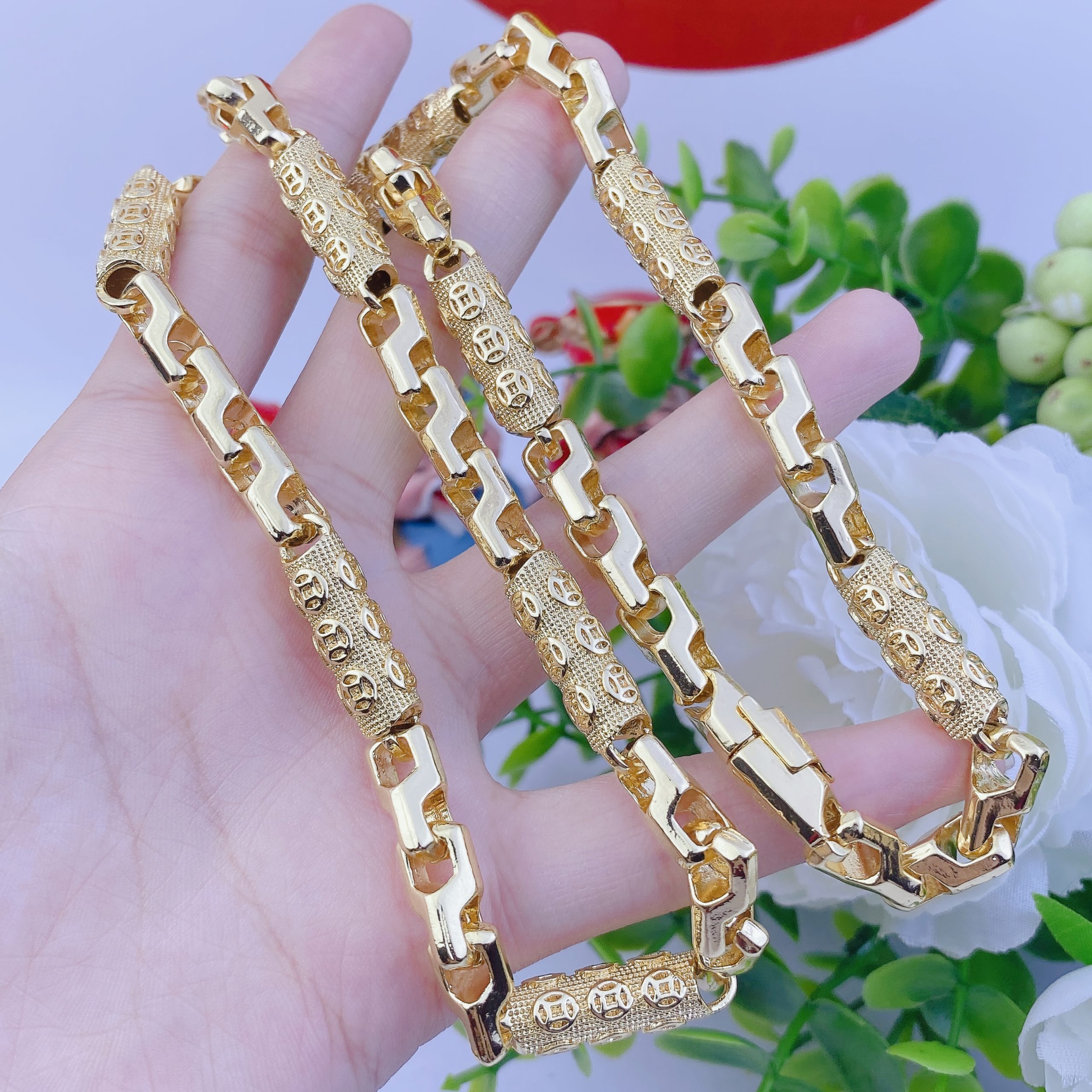 Dây kim tiền 2 lượng khoá hộp 4 Dây Kim Tiền 2 Lượng Khoá Hộp (2)