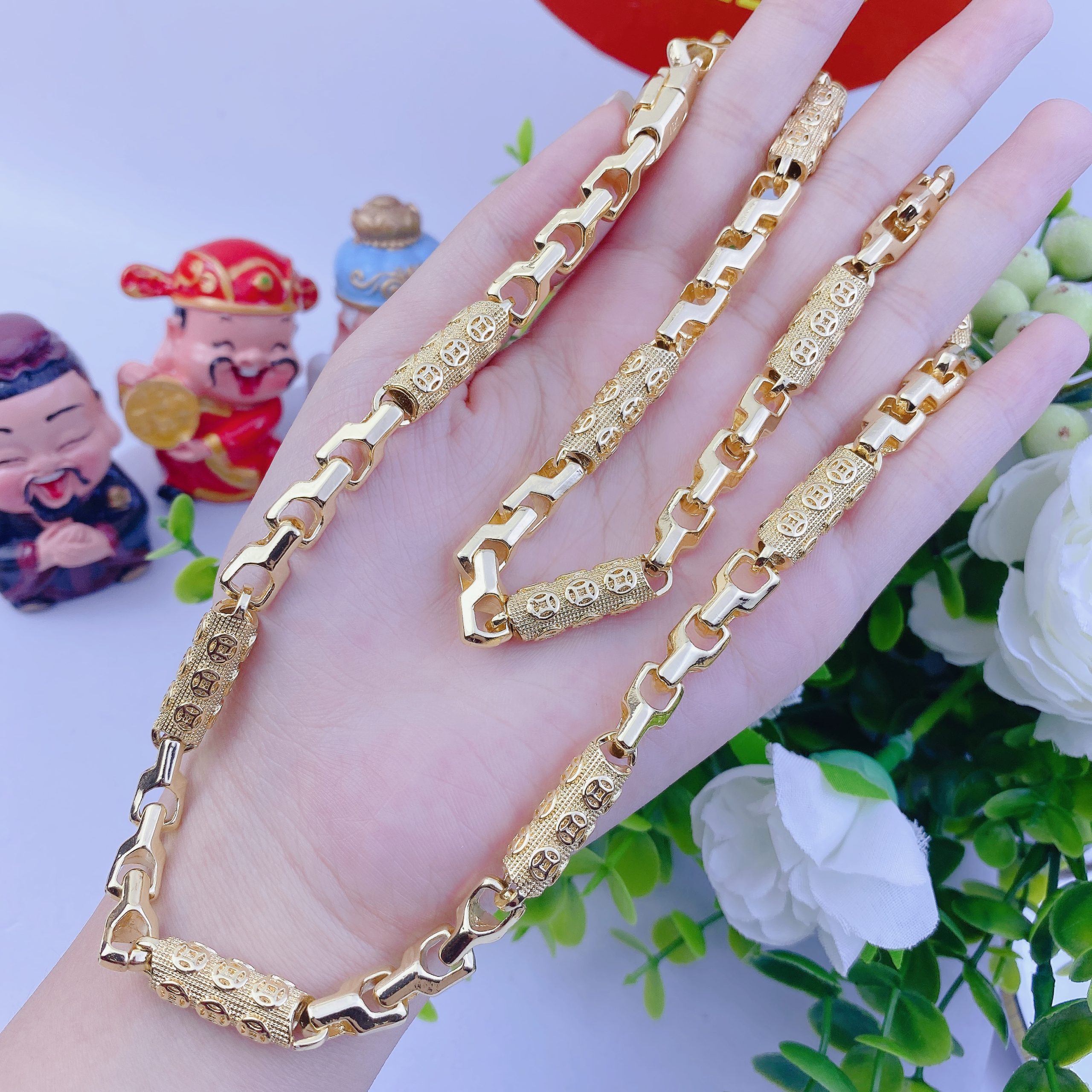 Dây kim tiền 2 lượng khoá hộp 3 Dây Kim Tiền 2 Lượng Khoá Hộp (3)