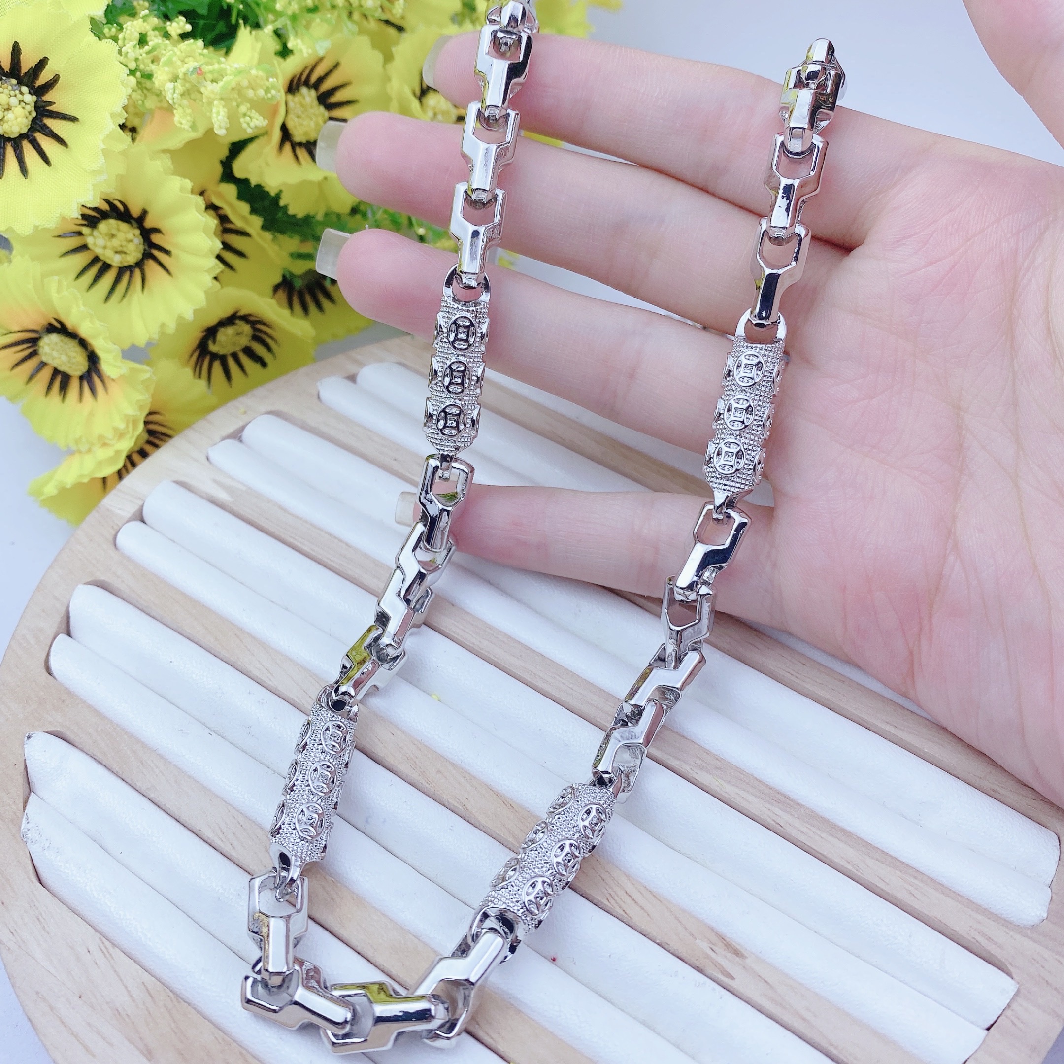 Dây kim tiền 2 lượng khoá hộp 3 Dây Kim Tiền 2 Lượng Khoá Hộp (4)