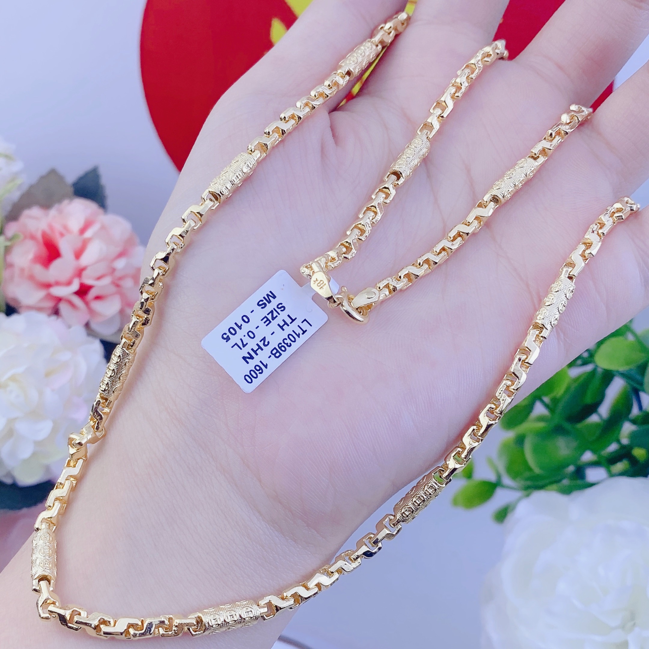 Dây kim tiên 5 chỉ khoá tròn 4 Dây Kim Tiên 5 Chi Khoá Tròn (2)