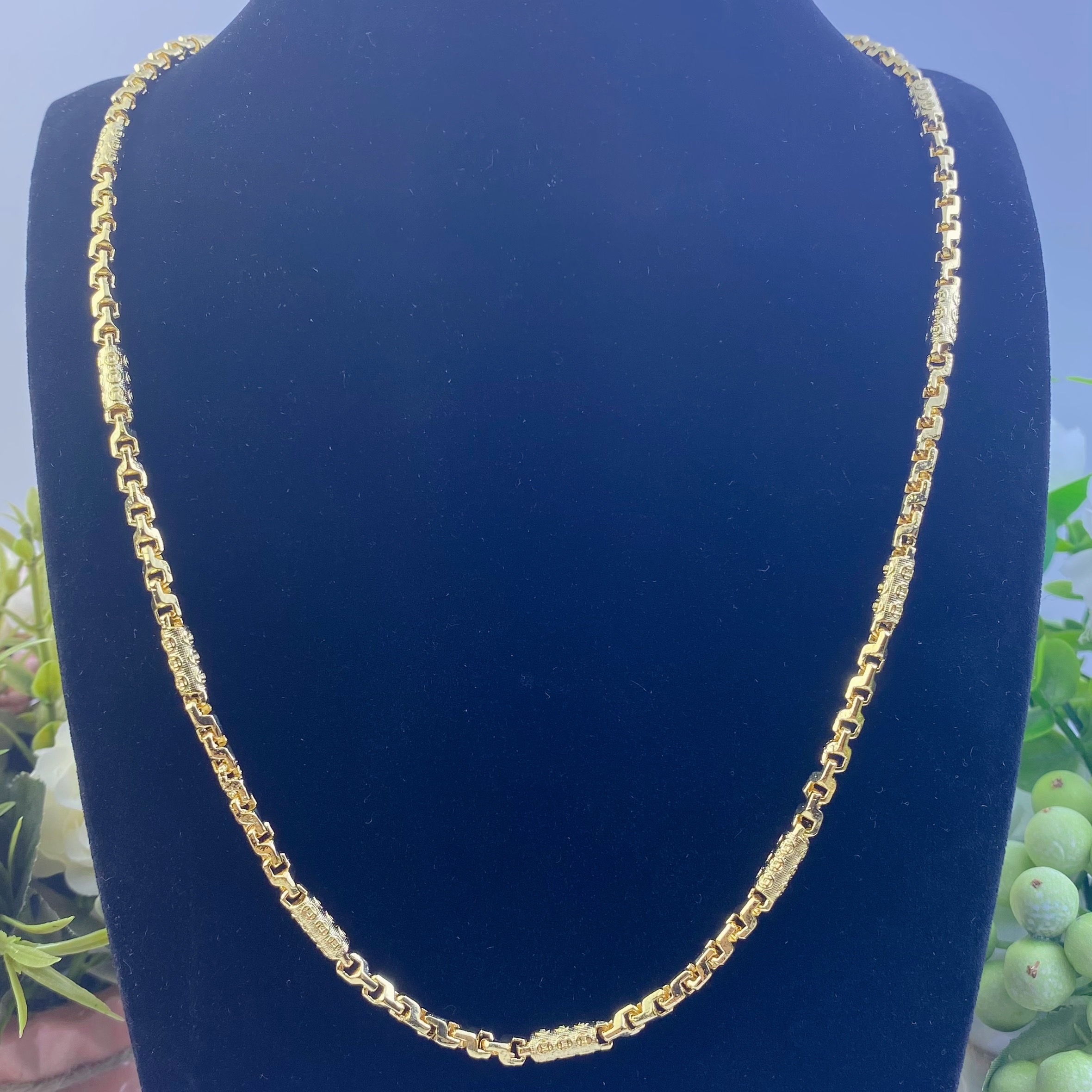 Dây kim tiên 5 chỉ khoá tròn 1 Dây Kim Tiên 5 Chi Khoá Tròn (3)