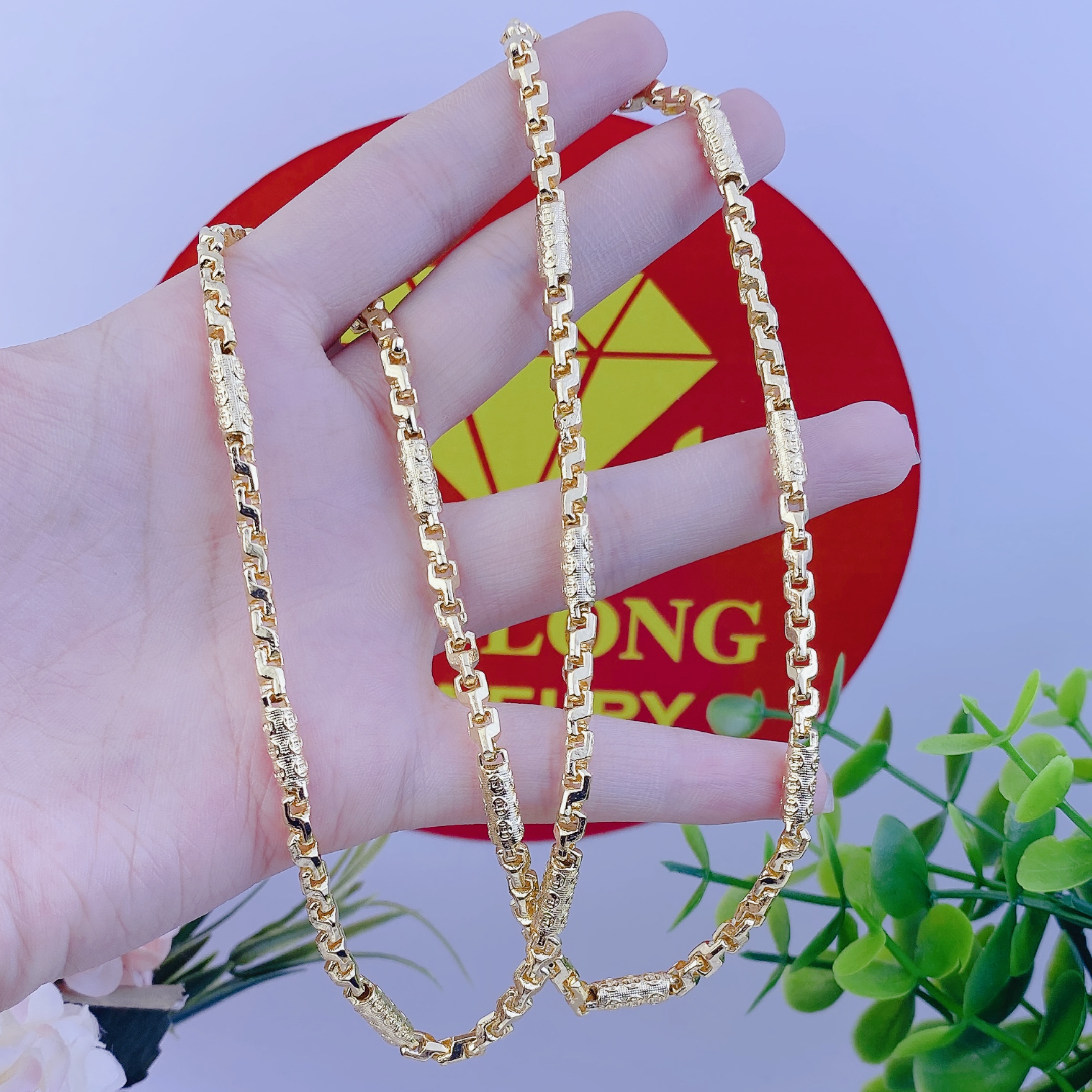 Dây kim tiên 5 chỉ khoá tròn 3 Dây Kim Tiên 5 Chi Khoá Tròn (4)