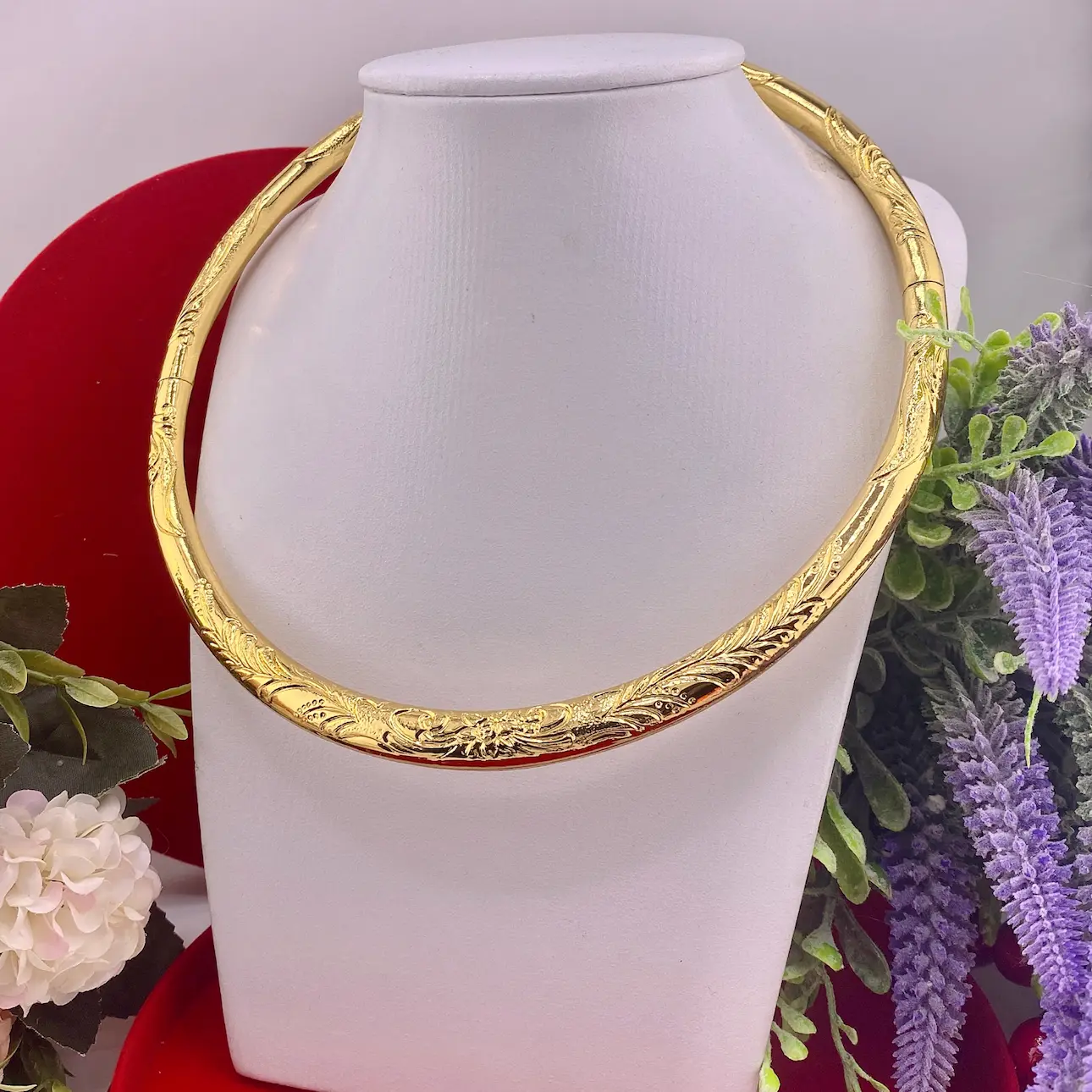 Kiềng cưới - hộp đỏ 3 KiỀng CƯỚi+hỘp ĐỎ (4)