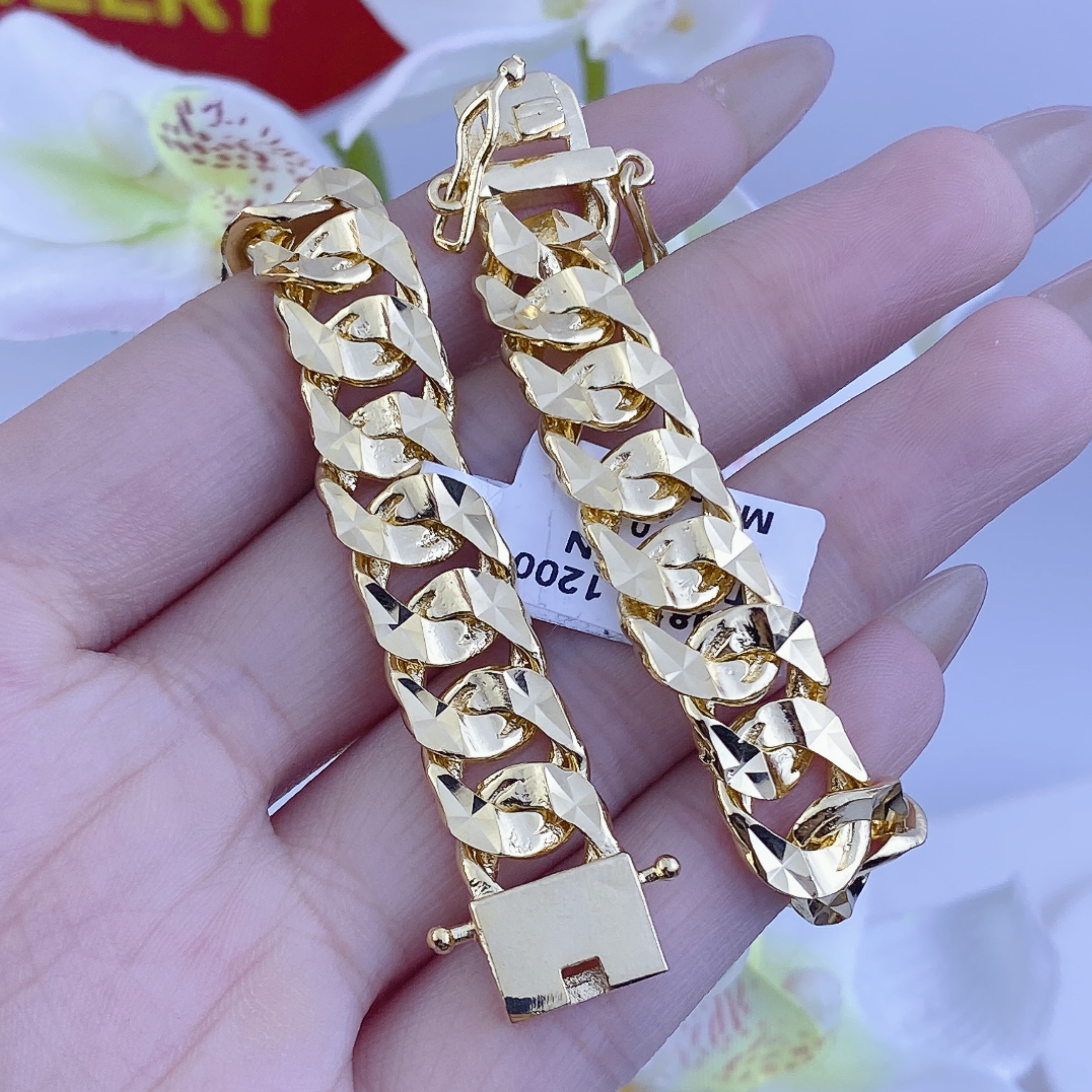 Lắc tay 5 chi khoá cài 2 bên 1 Lắc Tay 5 Chi Khoá Cài 2 Bên (3)