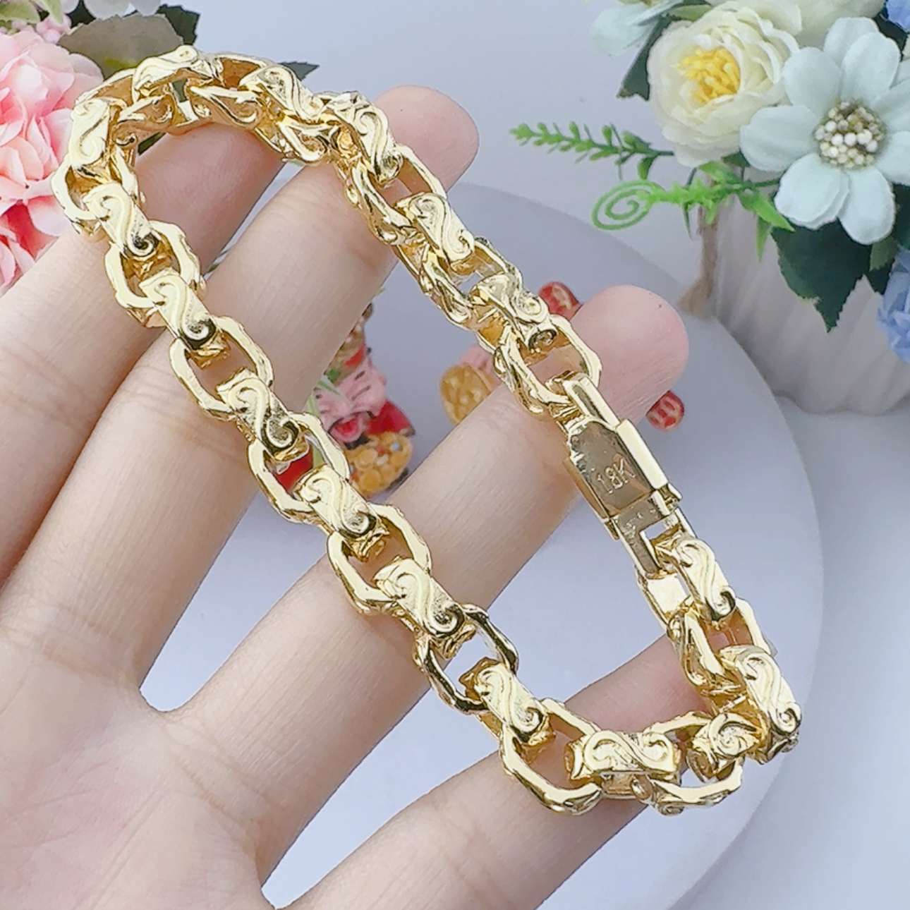 Lắc tay nam chạm khắc 5 Lắc Tay Nam Chạm Khắc (1)