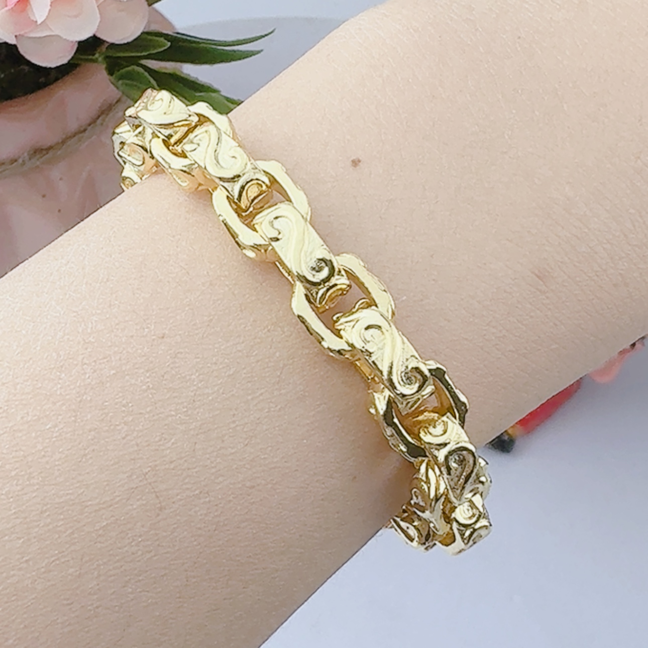 Lắc tay nam chạm khắc 4 Lắc Tay Nam Chạm Khắc (2)