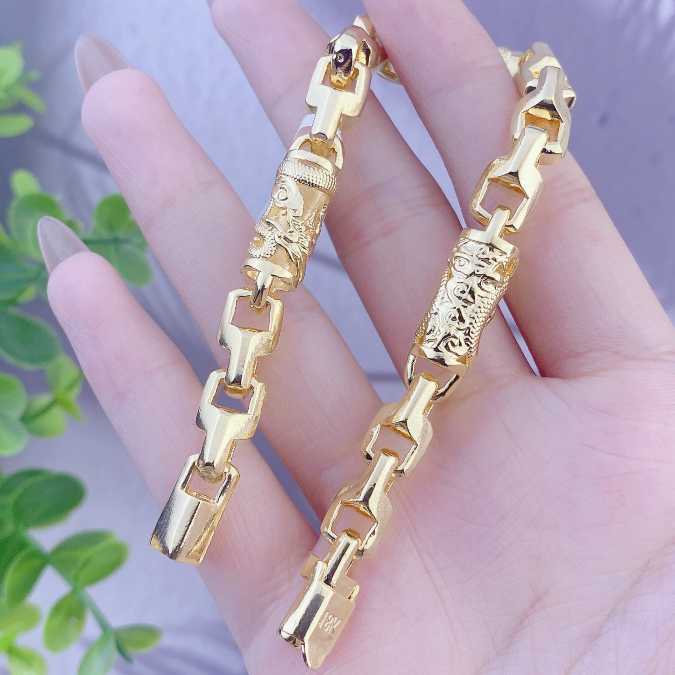 Lắc tay rồng tròn chạm khắc 2 Lắc Tay Rồng Tròn Chạm Khắc (5)