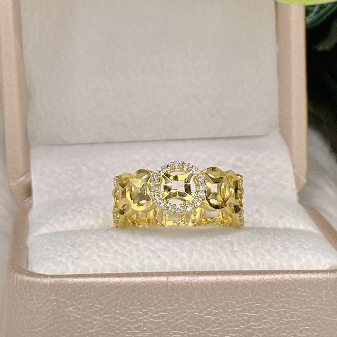 Nhẫn nữ kim tiền đá 2 NhẪn NỮ Kim TiỀn ĐÁ (6)