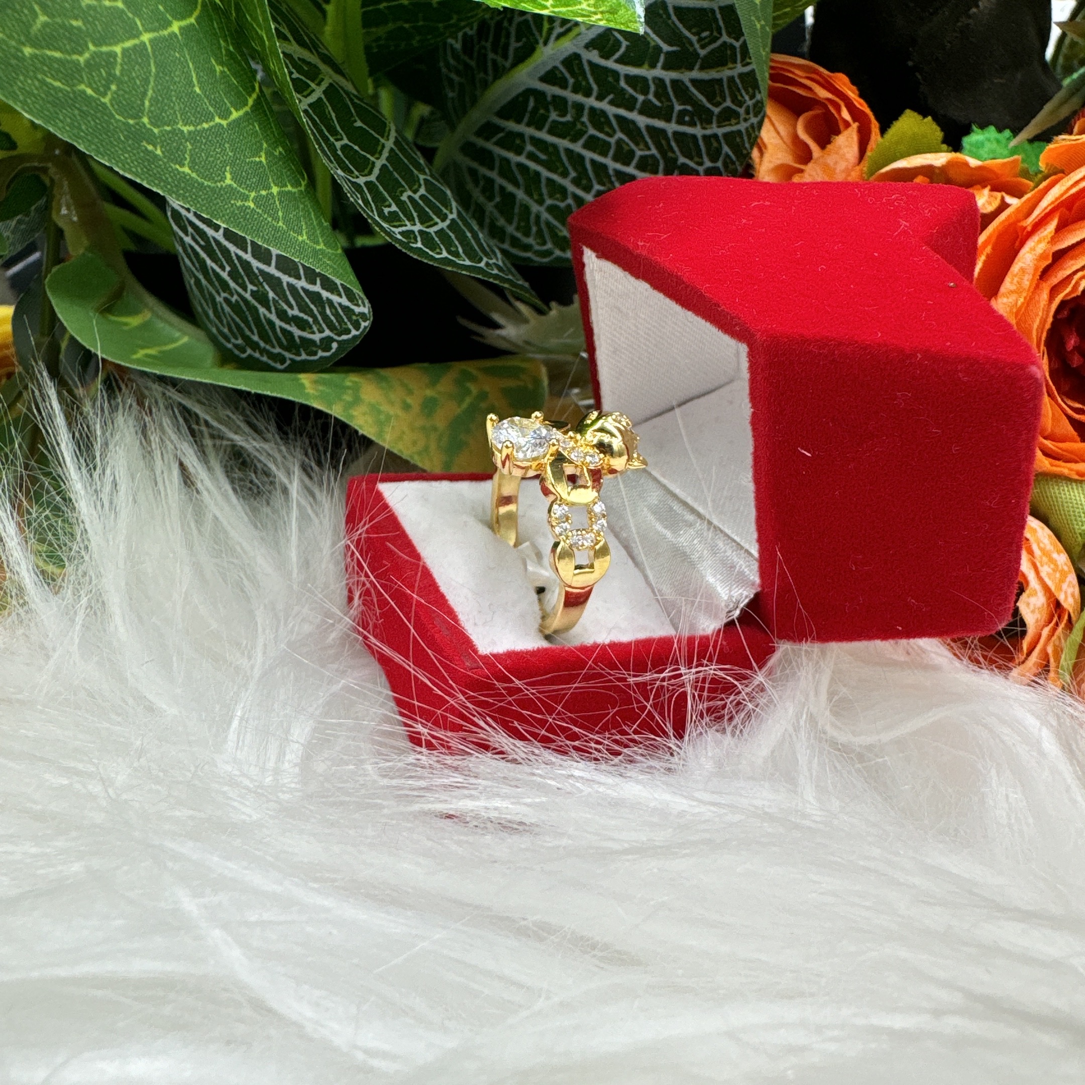 Nhẫn nữ kim tiền hỗ ly 2 NhẪn NỮ Kim TiỀn HỖ Ly (5)