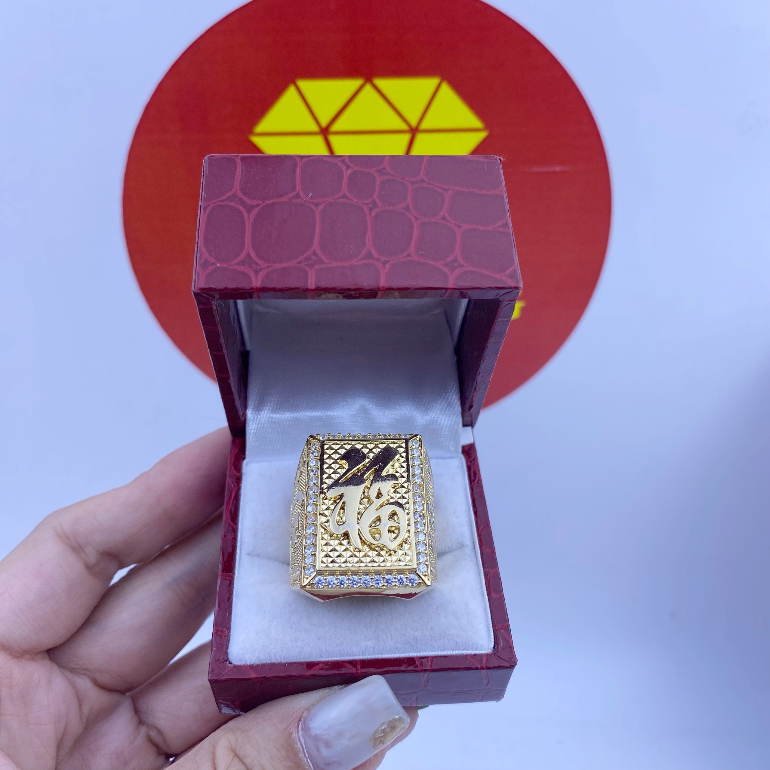 Nhẫn nam chữ phước BL05 4 Nhẫn Nam Chữ Phước Bl05 (1)