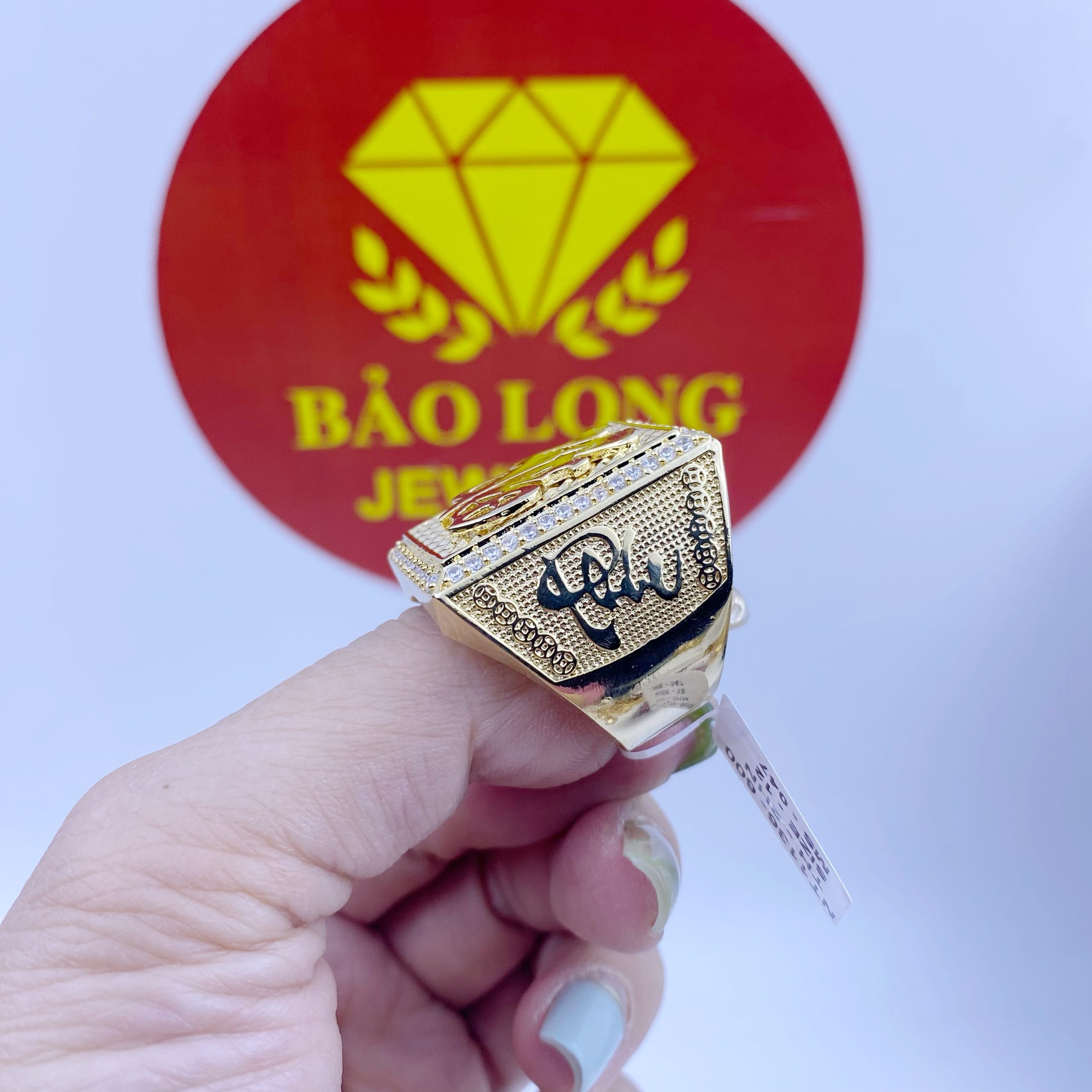 Nhẫn nam chữ phước BL05 2 Nhẫn Nam Chữ Phước Bl05 (4)