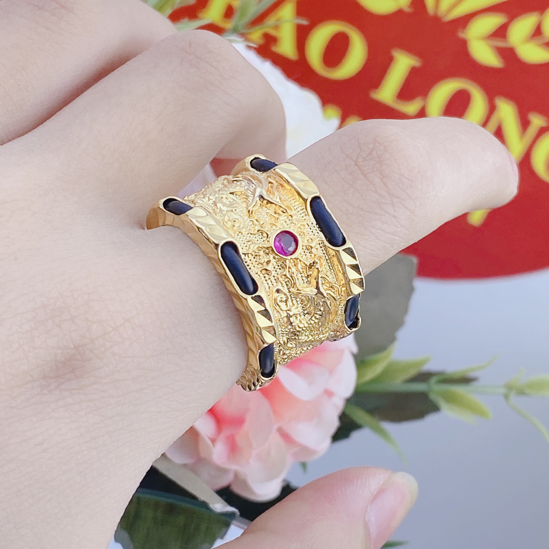 Nhẫn nam lông đuôi voi 1 Nhẫn Nam Lông đuôi Voi (1)