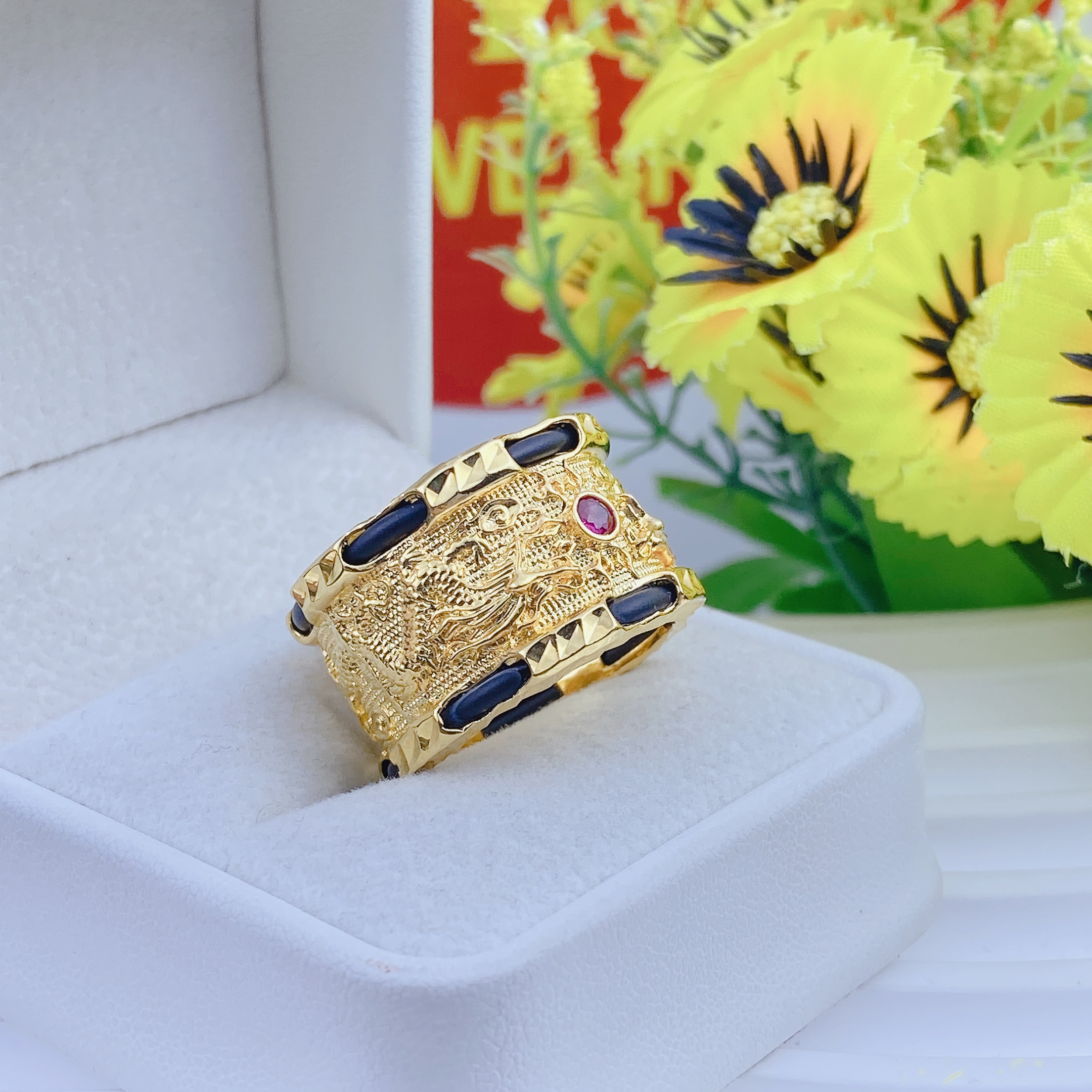 Nhẫn nam lông đuôi voi 4 Nhẫn Nam Lông đuôi Voi (3)