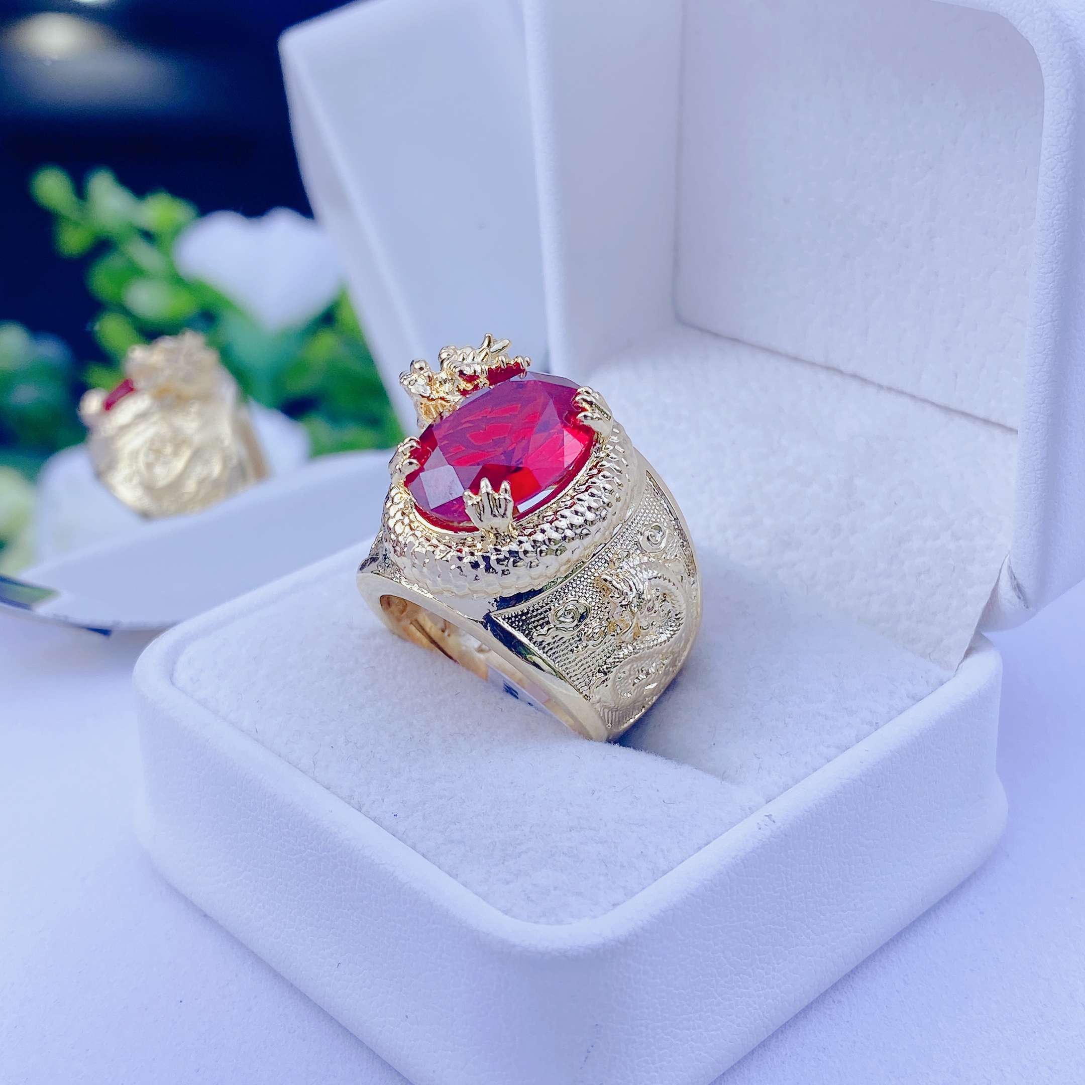 Nhẫn rồng cuộn ngọc có lót lòng 4 Nhẫn Rồng Cuộn Ngọc Có Lót Lòng (3)