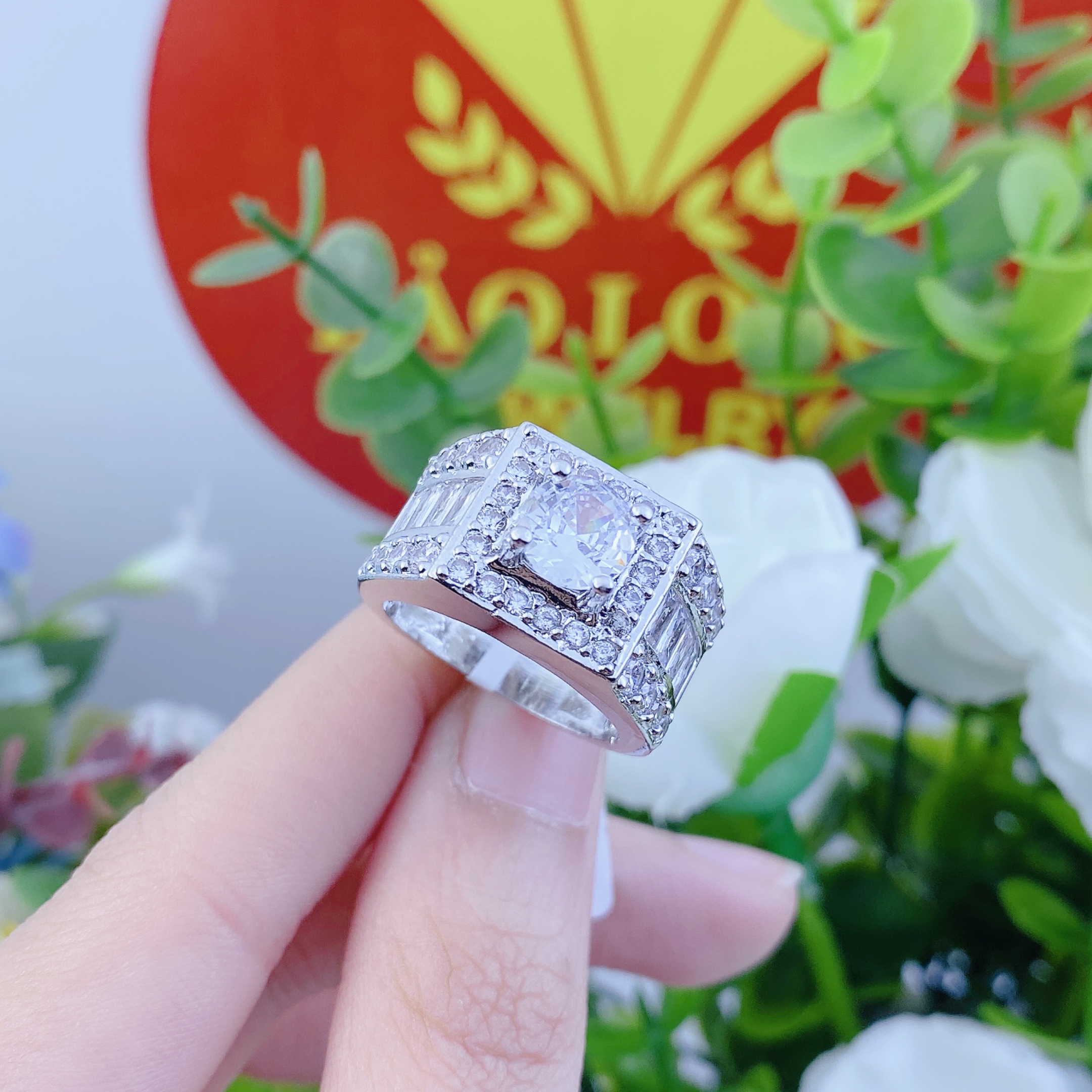 Nhẫn trắng BL01 1 Nhẫn Trắng Bl01 (1)