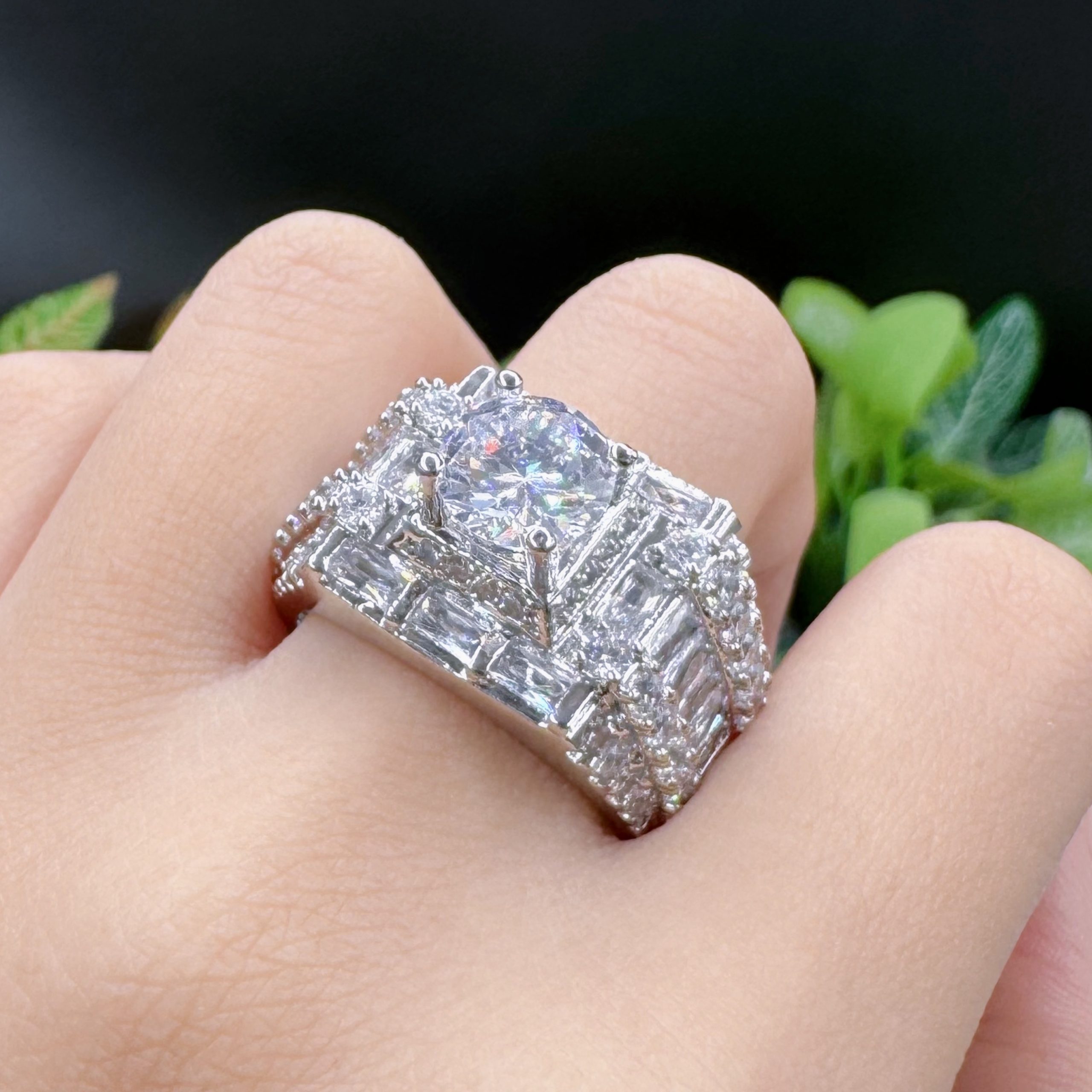 Nhẫn trắng LK13 4 Nhẫn Trắng Lk13 (3)