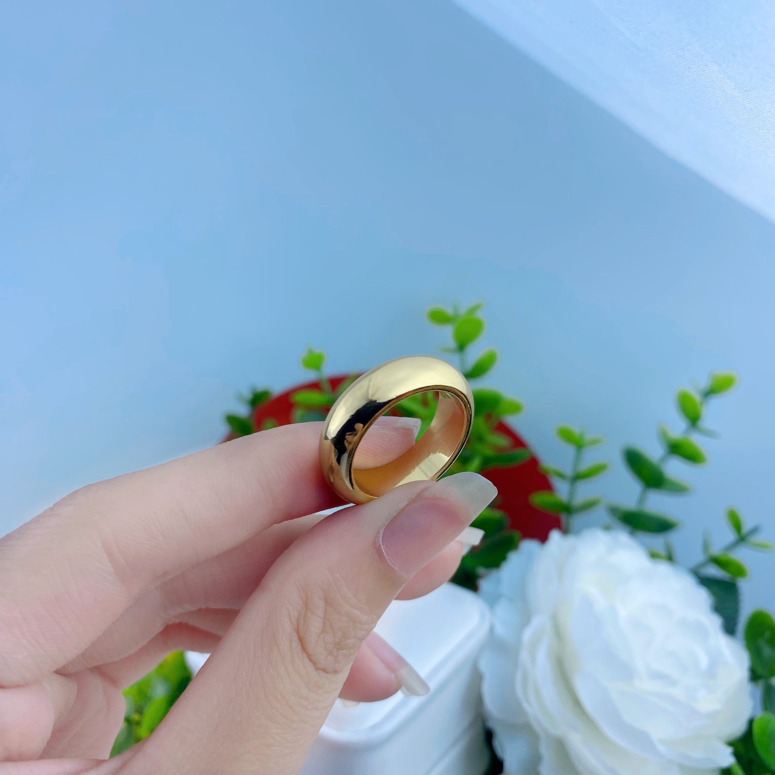 Nhẫn trơn 5 chi 3 Nhẫn Trơn 5 Chi (3)