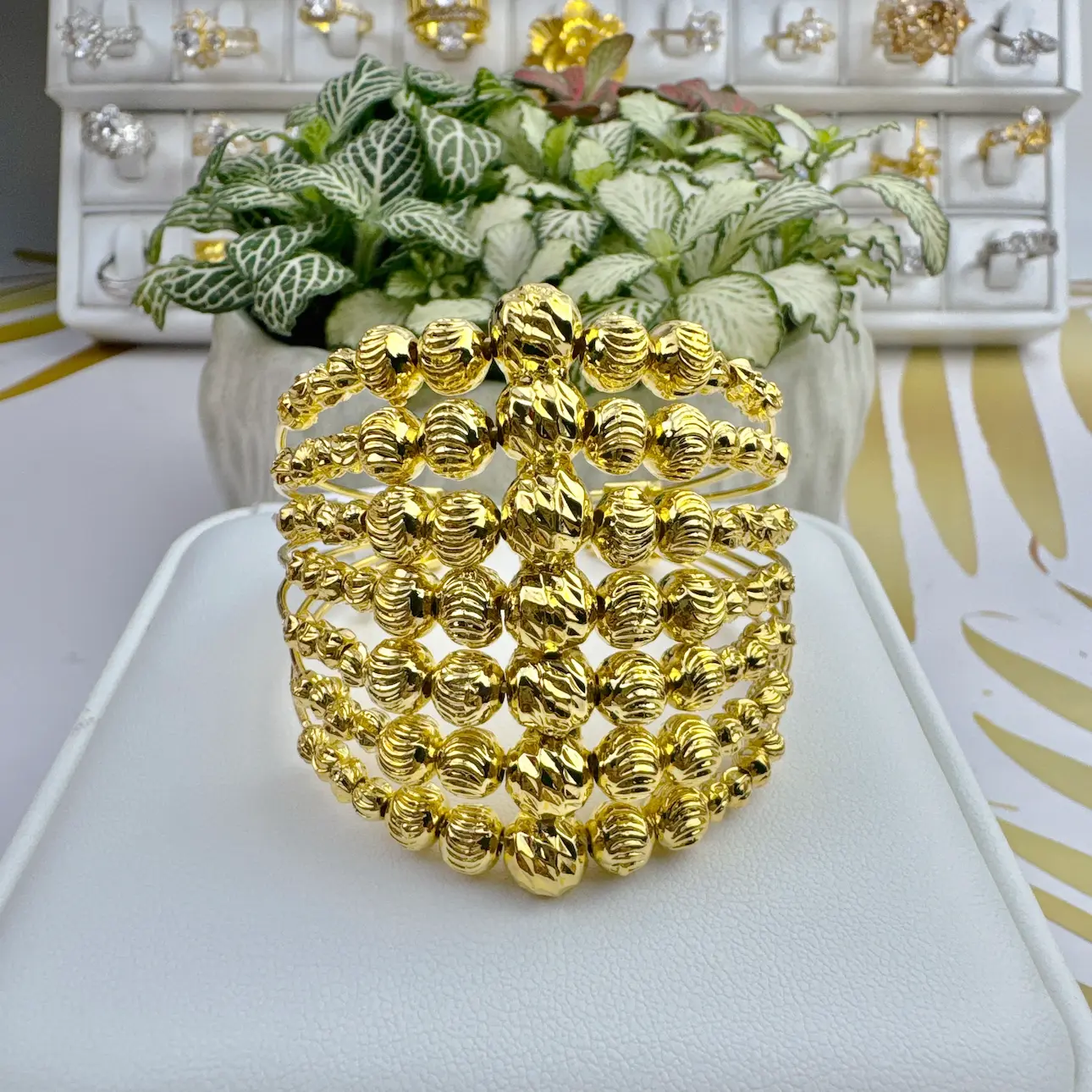 Lắc tay nữ bi 7 tầng 7 VÒng Tay NỮ Bi 7 TẦng (1)