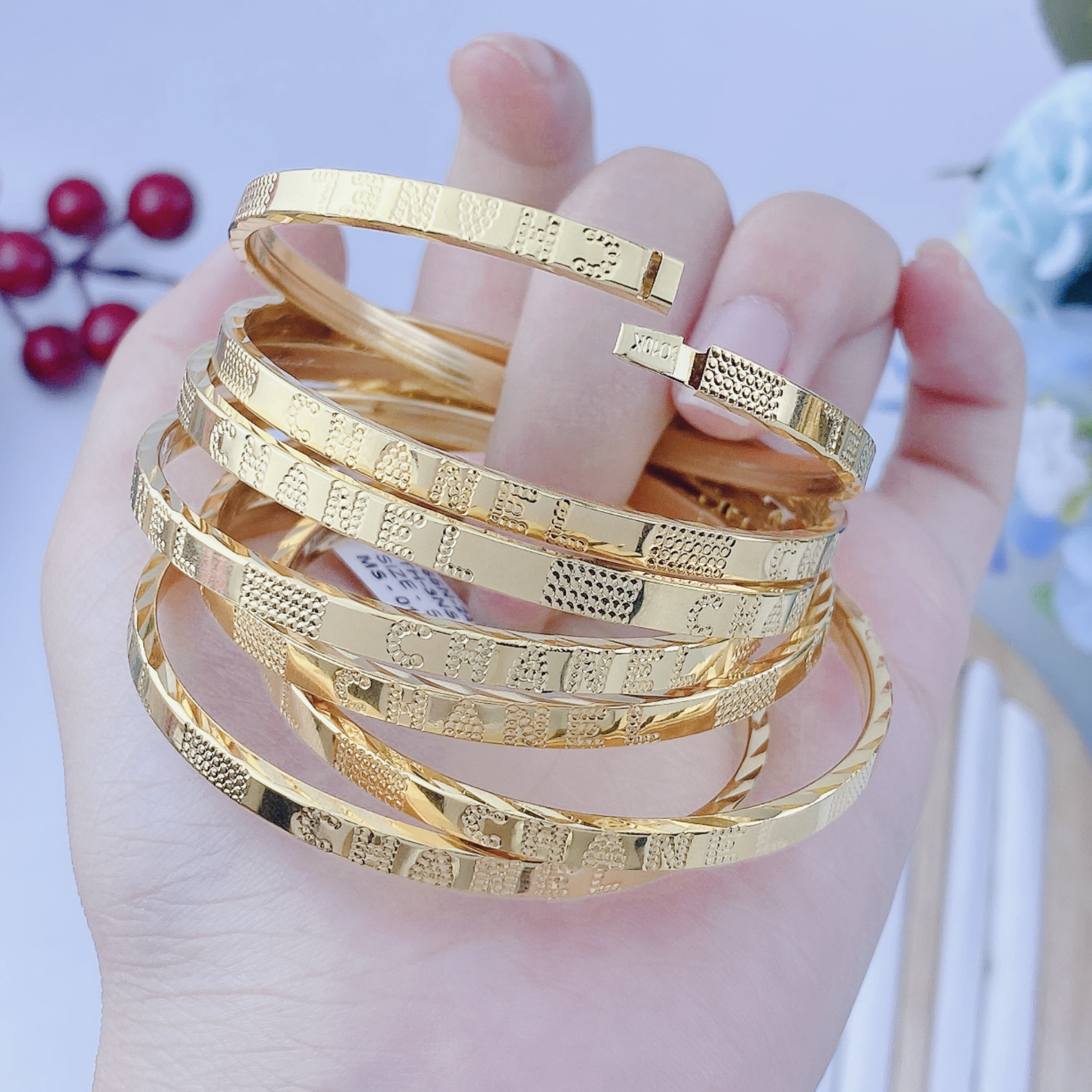 Vòng tay nữ ximen nữ chanel 1 VÒng Tay NỮ Ximen NỮ Channel (3)