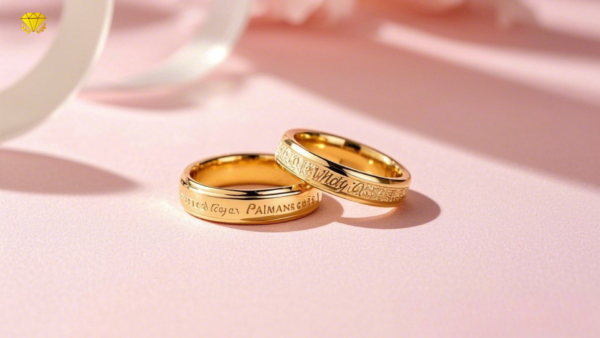 Nhẫn cưới thiết kế riêng kiểu truyền thống